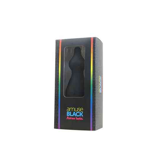 Анальна пробка Adrien Lastic Amuse Big Black (L) з двома переходами, макс. діаметр 4,4 см Sex Aura Київ
