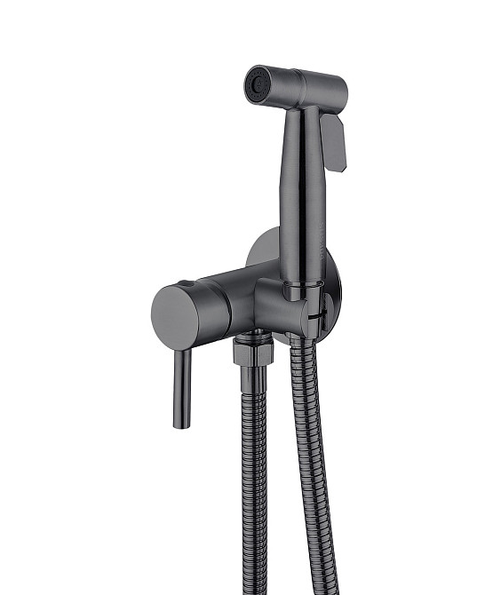 Змішувач для гігієнічного душу Mixxus SUS-333 Graphite вбудований колір графіт (MI6565) Чернівці - фото 1