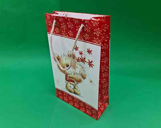 Бумажный пакет подарочный Средний 17/26/8 (артSV-044) (12 шт) Харьков