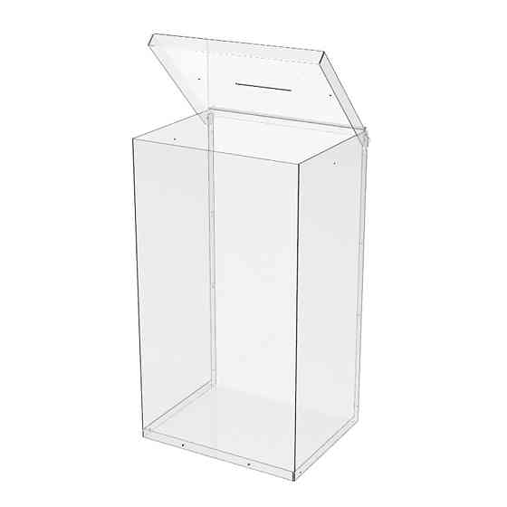 Ящик EKOSTAR без замка для пожертвований и сбора денег 250x200x440. Объем 22 литров Киев