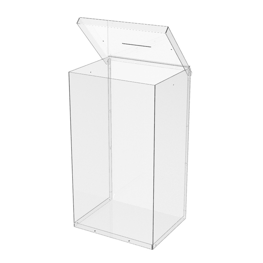 Ящик EKOSTAR без замка для пожертвований и сбора денег 250x200x440. Объем 22 литров Киев - изображение 5