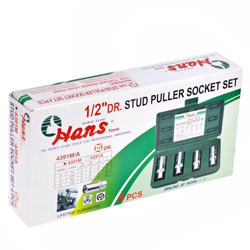 Комплект шпильковертів 6-12мм, 4предм(4391M) HANS Одеса - фото 2