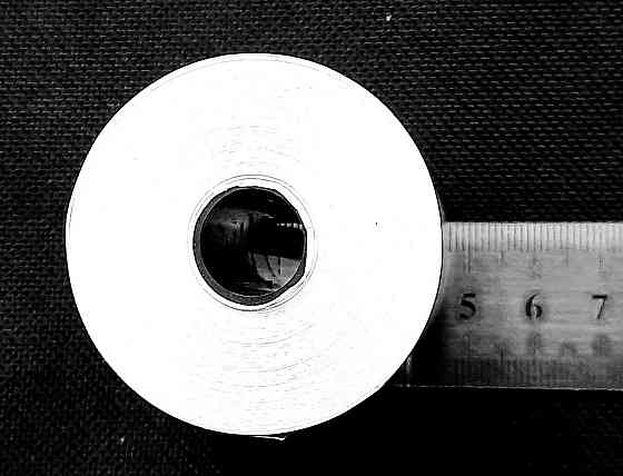 Кассовая лента термо 57 мм 19 метров повышенной плотности (55г/м2) полный диаметр 45мм Павлоград