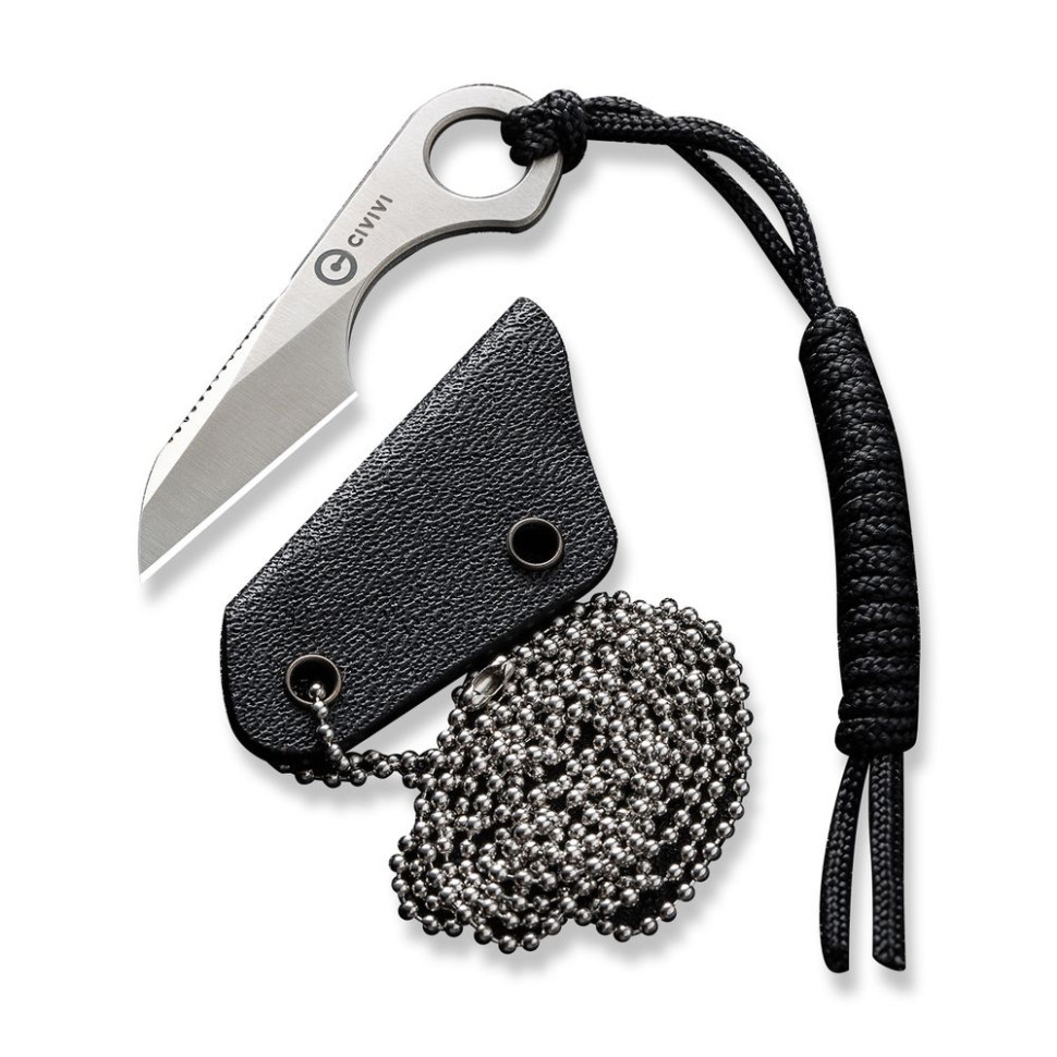 Ніж фіксований тактичний  Civivi Gramis, (2.6 см) 14C28N сірий Киев - изображение 1