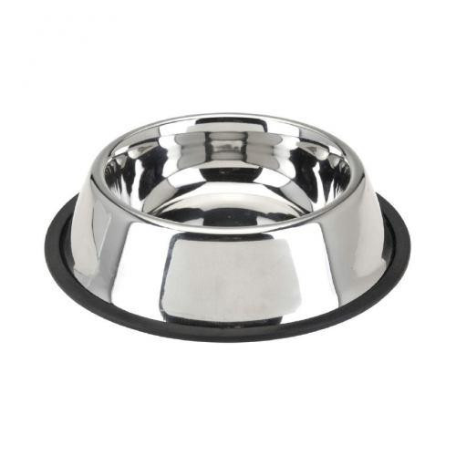 Миска SWI металлическая с резиновым ободком для собак, 475 мл Винница - изображение 1