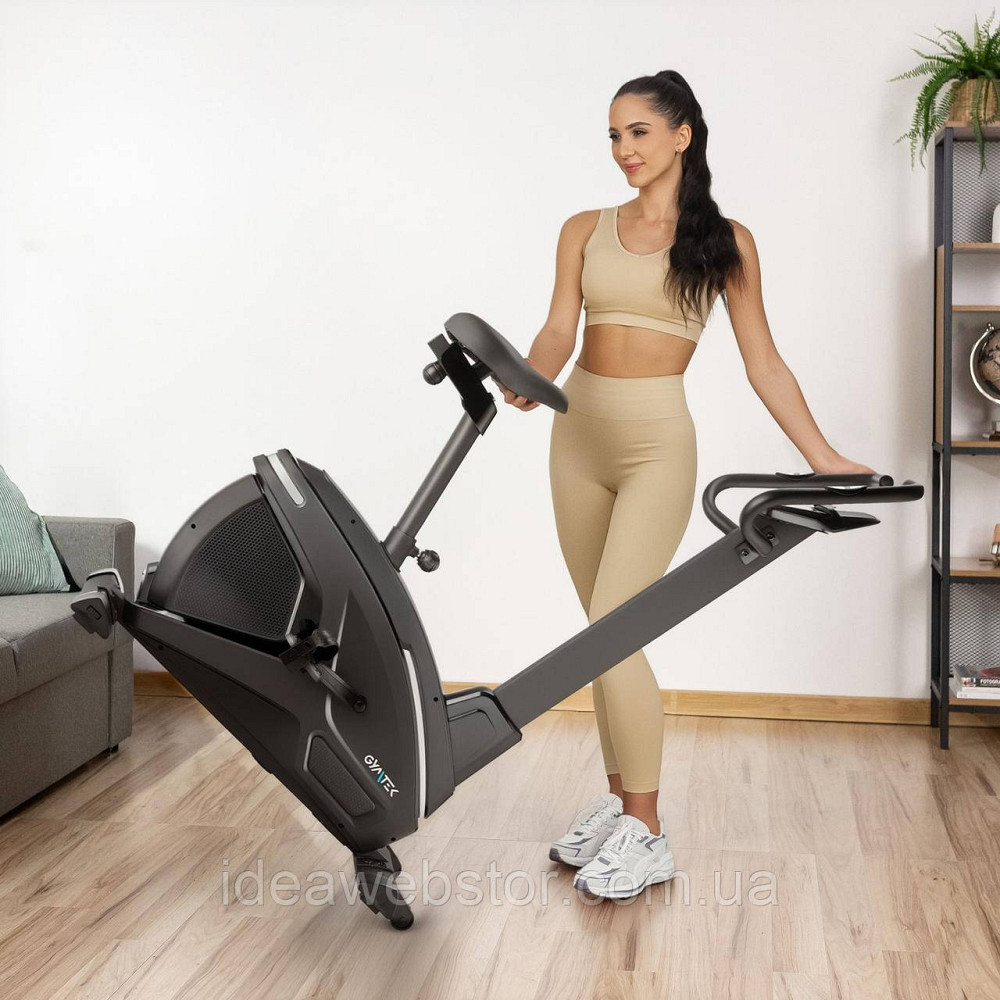 Велотренажер Gymtek XB2600 електромагнітний сріблястий Київ - фото 7