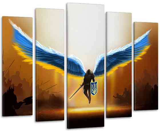 Модульна картина у вітальню/спальню Крила героя    LM011_5 Київ