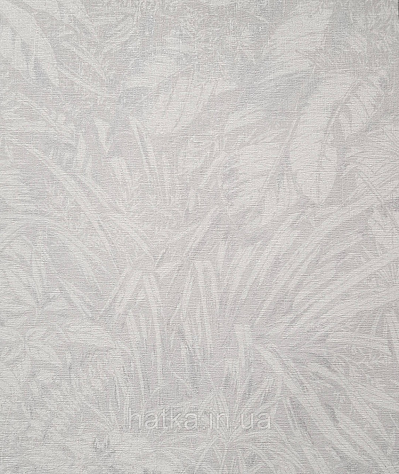 Шпалери вінілові на флізеліні AS creation Amber метрові 1.06Х10 листя гілки сірі білі зі сріблом Київ - фото 1