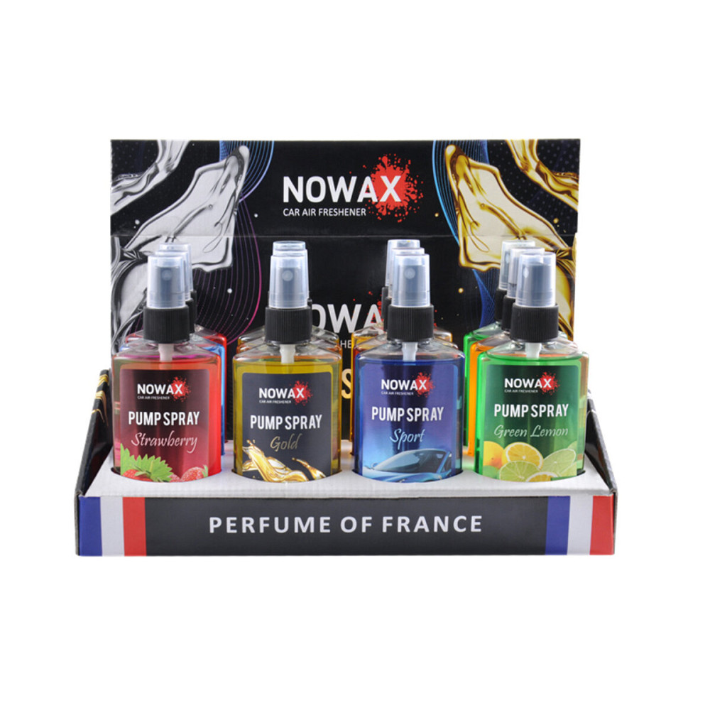 Автомобільний ароматизатор повітря Nowax PUMP SPRAY 75ml mix№3 Киев - изображение 1