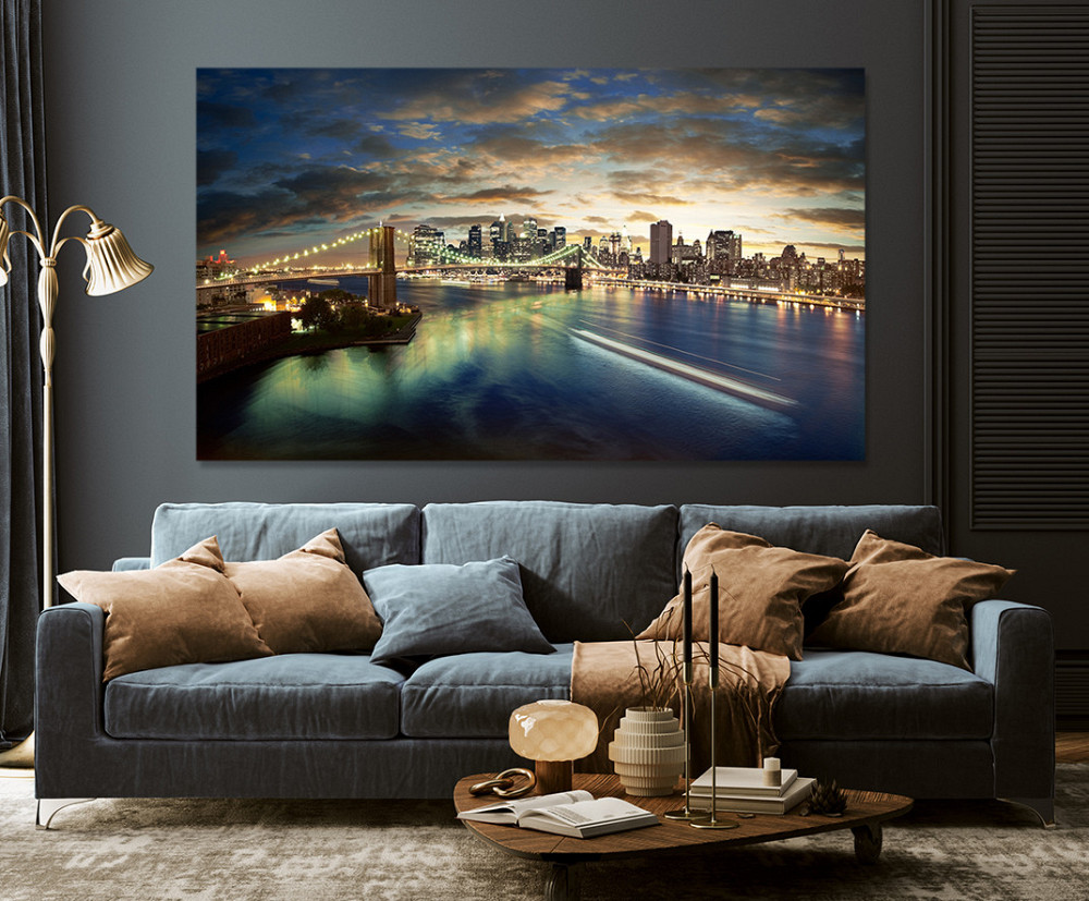 Картина холст в гостиную / спальню Нью-Йорк   MLP_92 60x100 см Киев - изображение 3