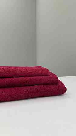 Махровое полотенце Ideal Textile 70х140 см однотонное (56860538) бордовий Черновцы