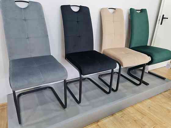 Стілець AXO VELVET чорний каркас/чорний BL.19 Київ