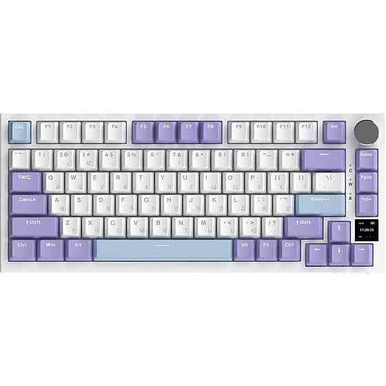 Клавіатура бездротова Ajazz AK820 Pro Gift Switch Purple (AK820PROGPWB) Фіолетовий Харків