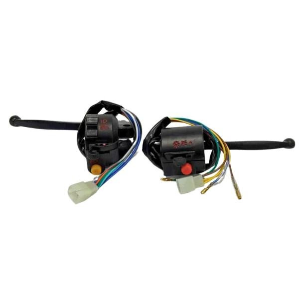 Блоки кнопок керма (пара) Альфа (чорні, важелі, кріплення, під фішки) Мукачево - фото 1