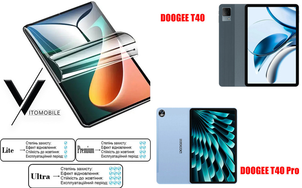 Полиуретановая пленка HyperClear Guard для Doogee T40 Киев - изображение 1