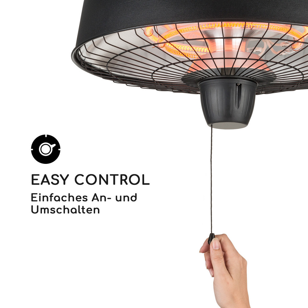 Інфрачервоний нагрівач Camden Heat 1000/2500 Вт IP24 стельовий монтаж (Німеччина, читати опис) Рівне - фото 7