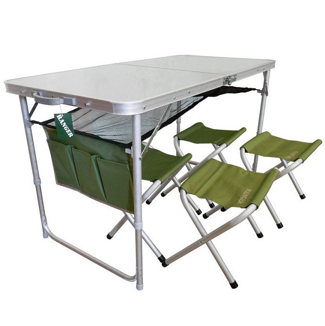 Стол туристический складной с 4 стульями для пикника Ranger (RA 1102) + сумка-чехол Киев - изображение 2