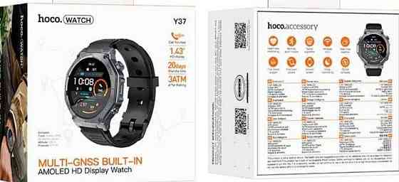 Смарт часы AMOLED GPS звонки HOCO Y37 BT5.3 1,43