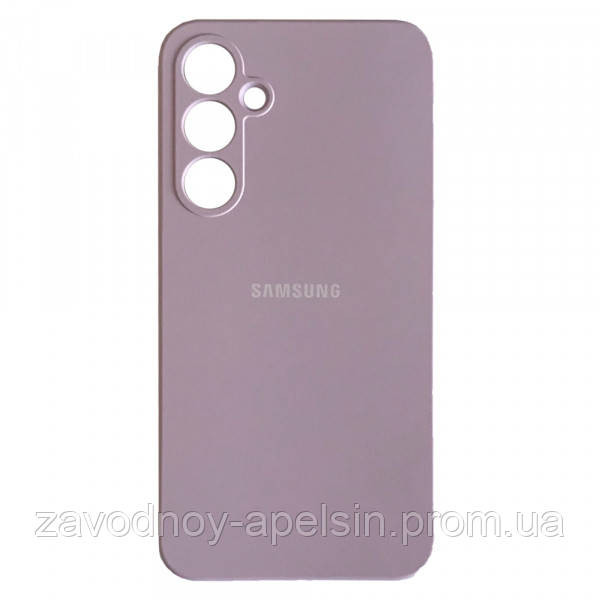 Samsung A55 A556 Чохол силіконовий Мікрофібра (ліловий) Одеса - фото 1