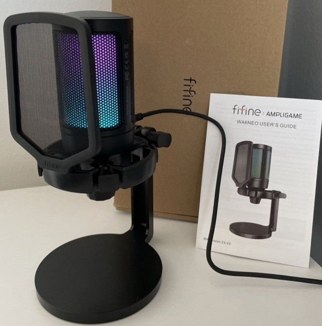 Новий Мікрофон Fifine A6 NEO HyperX Razer Redradon Київ - фото 4