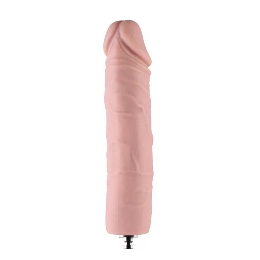 Силіконовий фалоімітатор для секс-машин Hismith 7" Silicone Dildo, система KlicLok Sex Aura Київ - фото 3