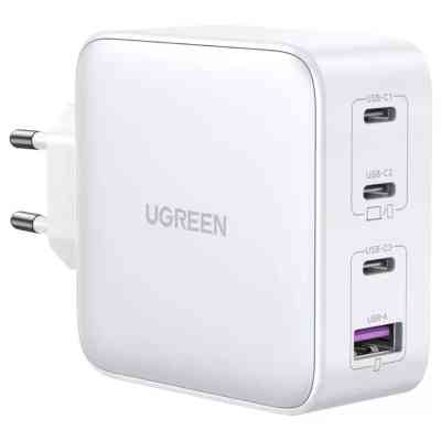 Зарядное устройство Ugreen 4xUSB 100W (3хUSB-C+USB-A) Gan white CD226 (15337) Винница