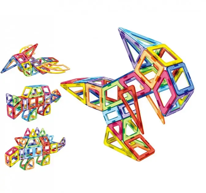 36 деталей Магнитный конструктор, детский 3Д конструктор, конструктор магнитный в чемодане Коломыя - изображение 2