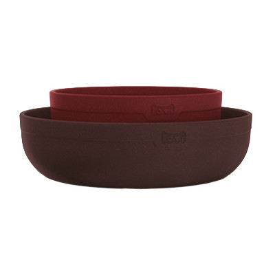 Тарелка детская Lovi Pistachio Tamarillo Бордовые 2 шт (21/531_red) Винница - изображение 1