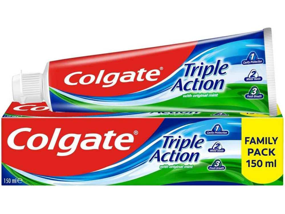 Зубная паста 150мл Тройная Действие комплексная ТМ COLGATE Solmir Киев - изображение 1