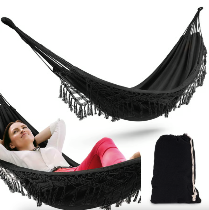 Бразильський гамак Di Volio Bari чорний Київ - фото 2