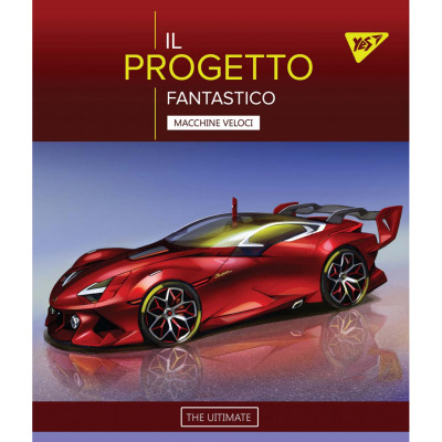 Зошит Yes А5 Fantastic Cars 18 аркушів клітинка (765181) Вінниця - фото 4