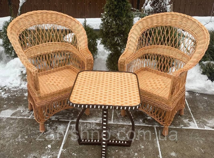 Мебель из лозы для двоих Киев - изображение 5