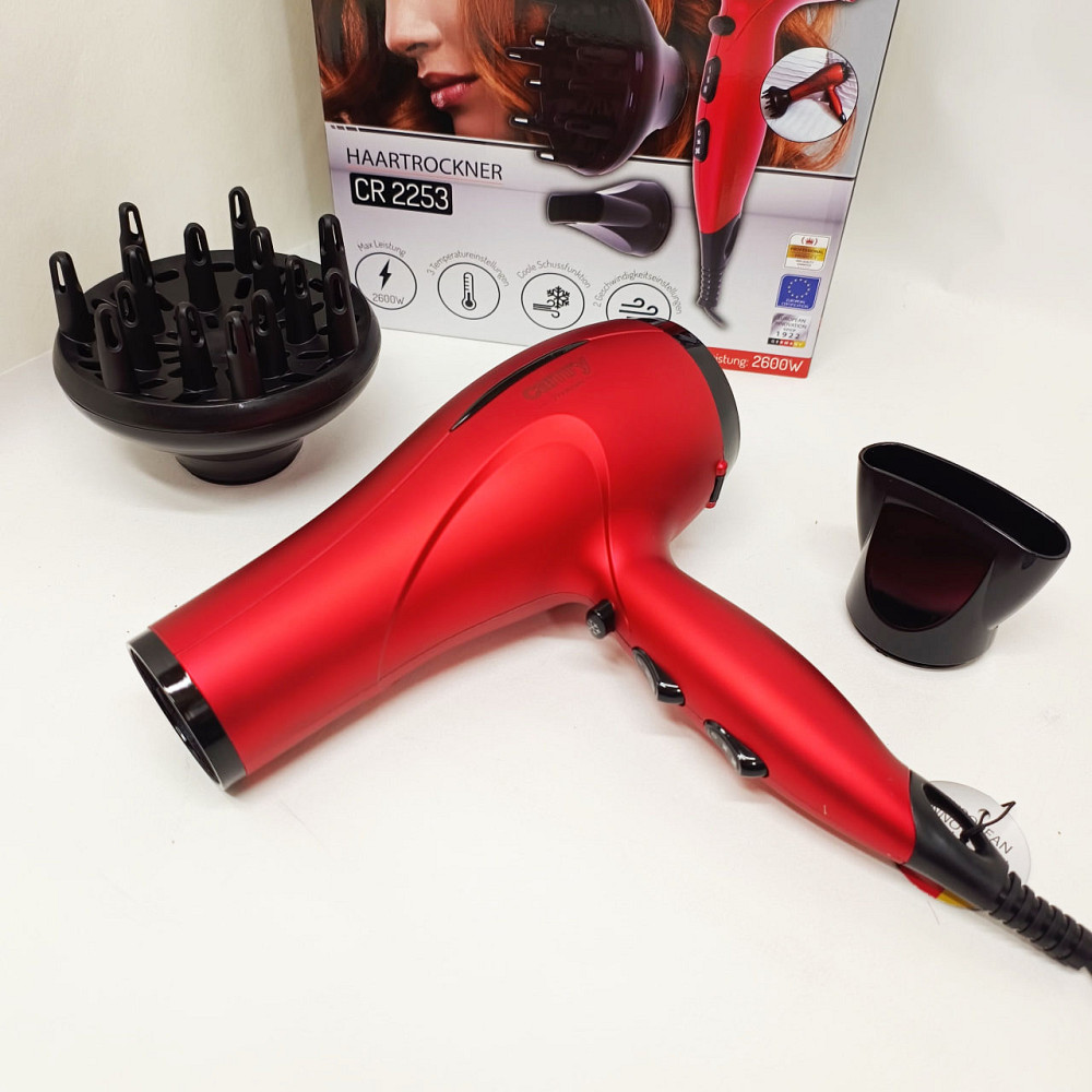 Фен с режимом регулировки температуры Camry, Фен без вреда для волос для разных типов волос MH-36 Львов - изображение 6