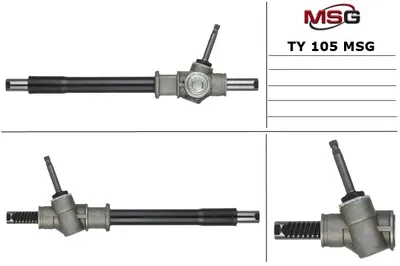 Рульова рейка MSG FO 107 без ГУР для Ford Focus I (1998–2004) Ковель