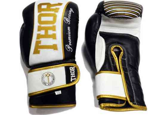 Боксерские перчатки THOR THUNDER (529/0 Leather) 14 oz. GRN Киев