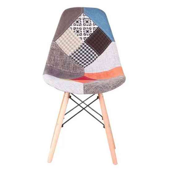 Стілець Тауер Вуд Р м'який тканина печворк Дніпро