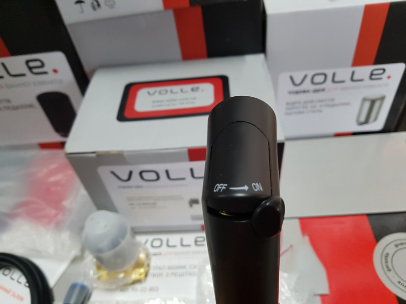 Гигиенический набор скрытого монтажа VOLLE SISTEMA L de la noche 1511.160104 черний Киев - изображение 4