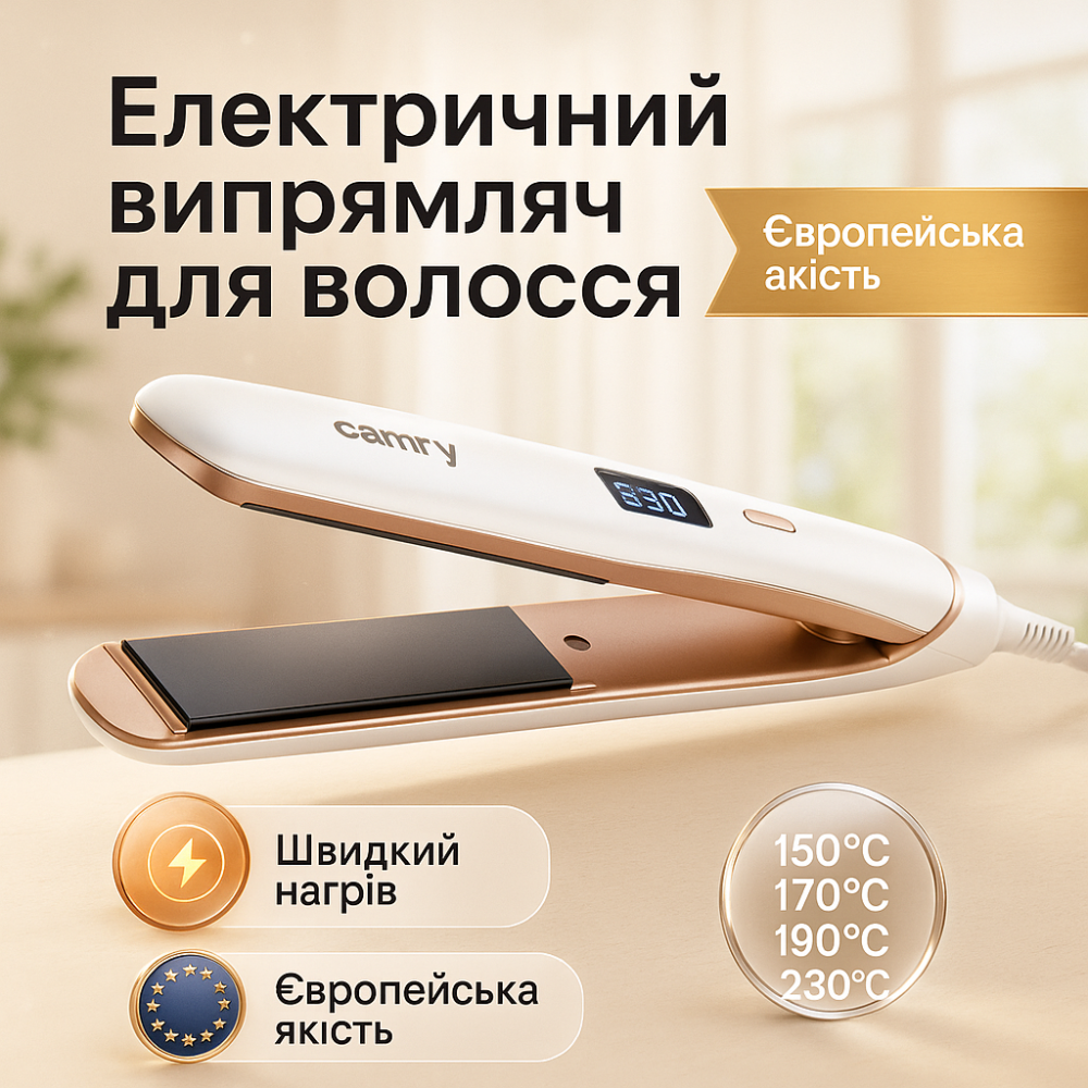 Выпрямитель-гофре для тонких волос, Плойка гофре для волос Выпрямитель гладкости GO-19 Львов - изображение 5