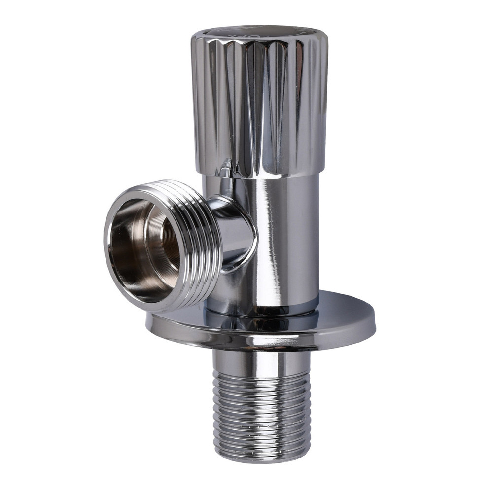 !Кран кутовий кераміка SOLOMON EXCLUSIVE 1/2″X3/4″ 989 CHROM ( 1шт.) (000029588) Киев - изображение 3