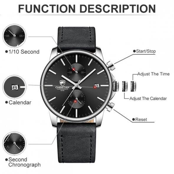 Мужские наручные часы Cheetah Monaco Винница - изображение 5