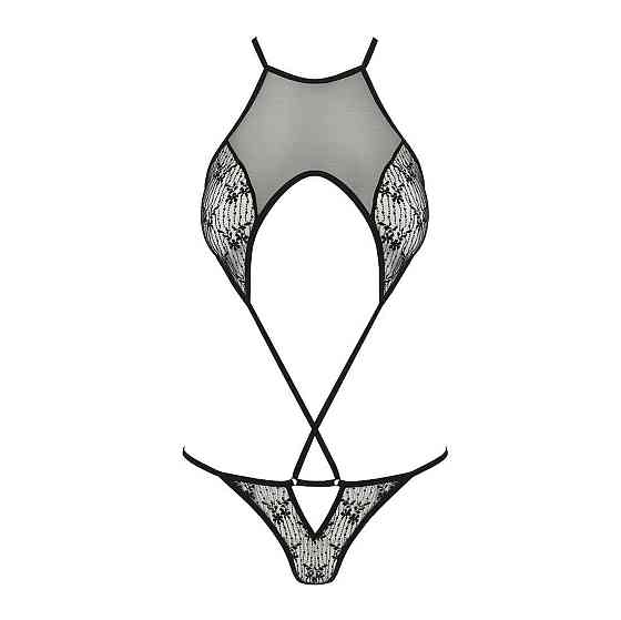 Ажурний боді Passion AZALIA BODY S/M, black Sex Aura Київ