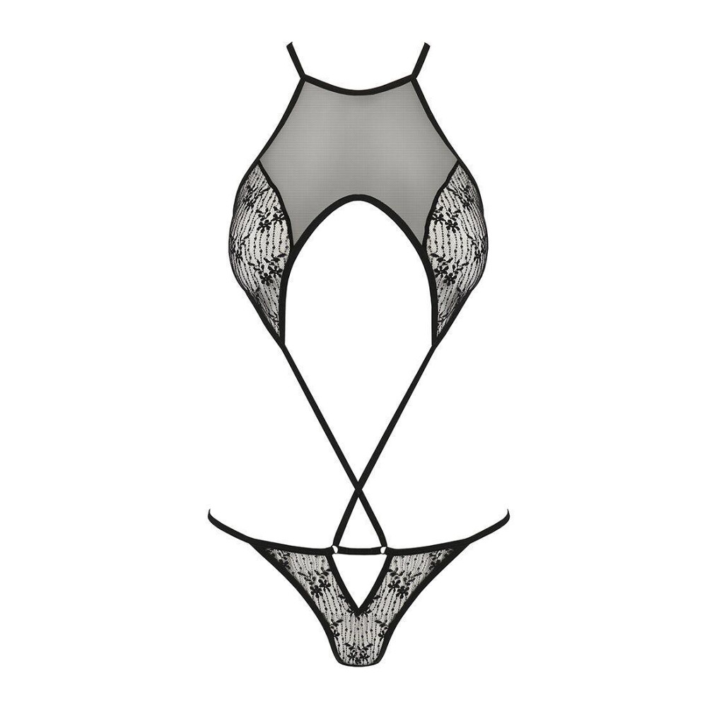 Ажурний боді Passion AZALIA BODY S/M, black Sex Aura Київ - фото 3