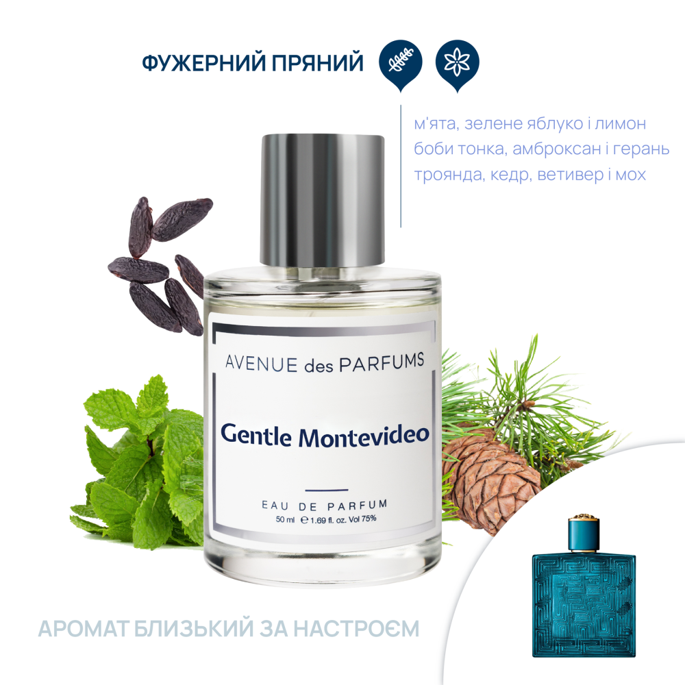 Парфюмерная вода Gentle Montevideo Avenue des Parfums 50 мл Киев - изображение 2