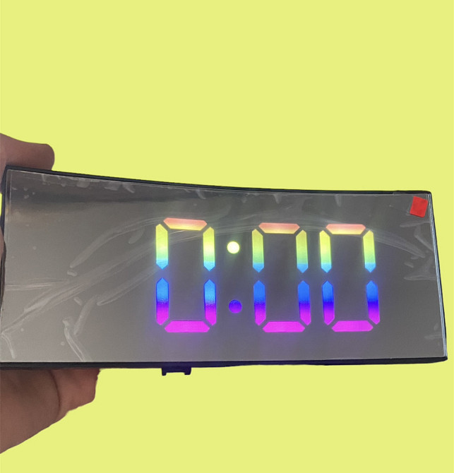 Электронные часы 6507 Multi с зеркальной поверхностью, будильником, календарем, термометром и USB Одесса - изображение 6