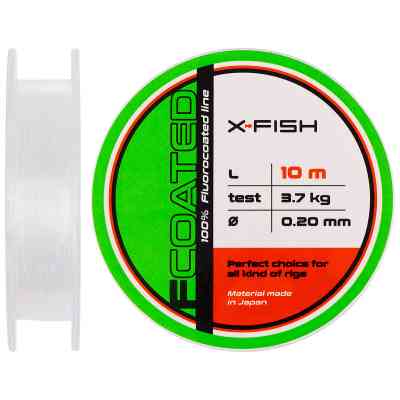 Флюорокарбон X-Fish FCoated 10m 0.20mm 3.7kg (1917.01.24) Вінниця