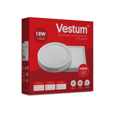 Светильник Vestum LED 18W 4000K 220V (1-VS-5403) Винница - изображение 3