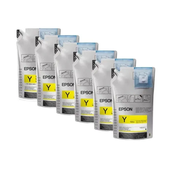 Чорнило UltraChrome SC-F6300 1100мл x 6шт, жовті Epson (C13T46D440) Київ