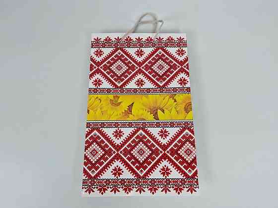 Большой бумажный пакет вертикальный  25/37/8(артBV-193) (12 шт) Харьков