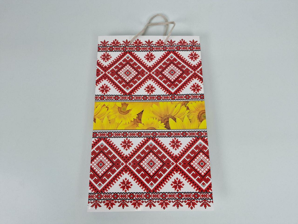 Большой бумажный пакет вертикальный  25/37/8(артBV-193) (12 шт) Харьков - изображение 2