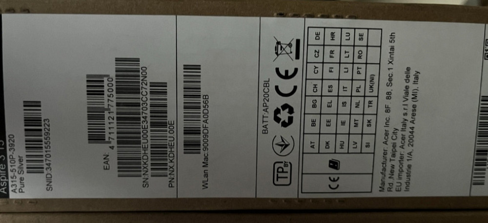 Ноутбук: ASER Aspire 3. A315-510P-3920 Київ - фото 4